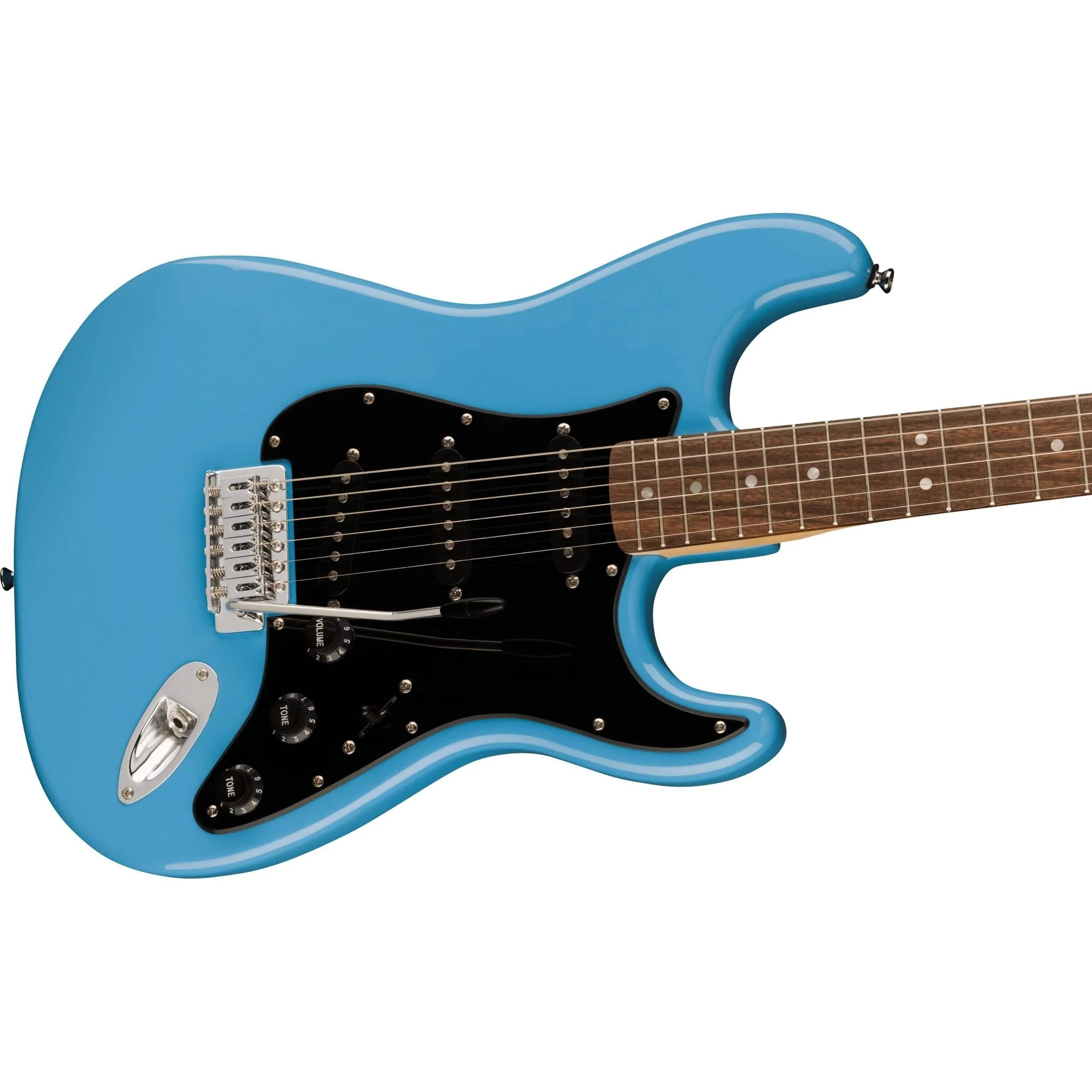Squier Sonic Stratocaster Electric Guitar, with 2-Year Warranty, California Blue, Laurel Fingerboard, Black Pickguard - Image 4