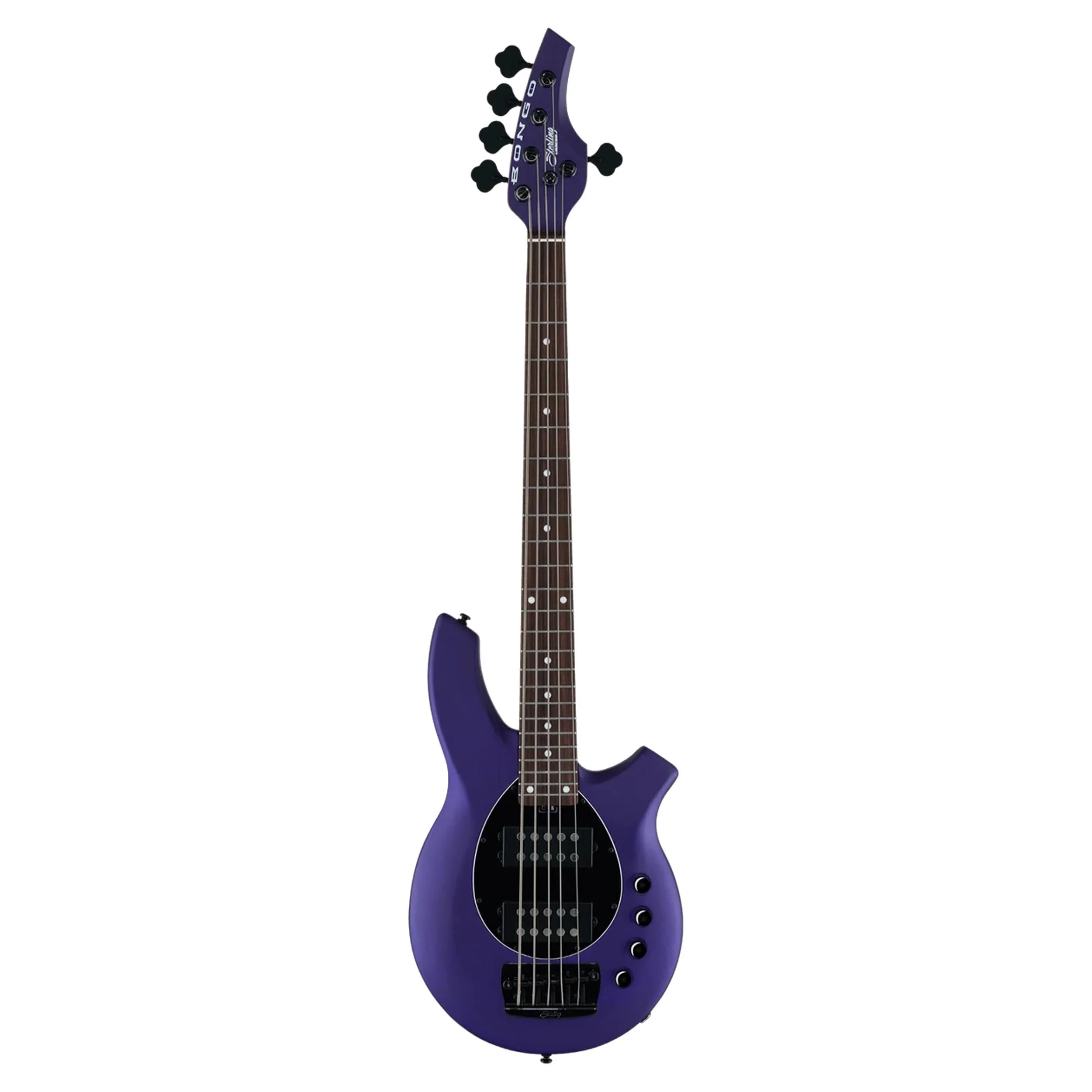Sterling By Music Man Bongo 5 Electric 5-string Bass Guitar - Firemist Purple Satin - Image 2