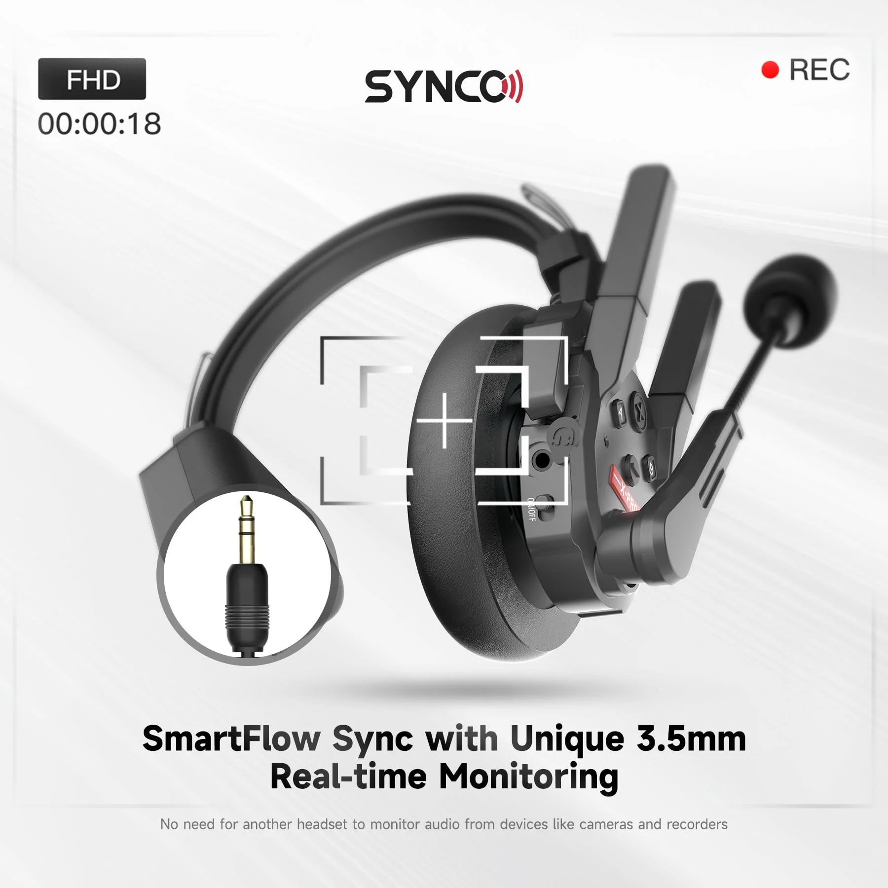 SYNCO XTALK PRO Wireless Intercom Headset System 2.4 GHz 1640feet/500 Meter Long Distance Range Communication Headset for Live Show Stage Performance Movie Shoot - Image 13