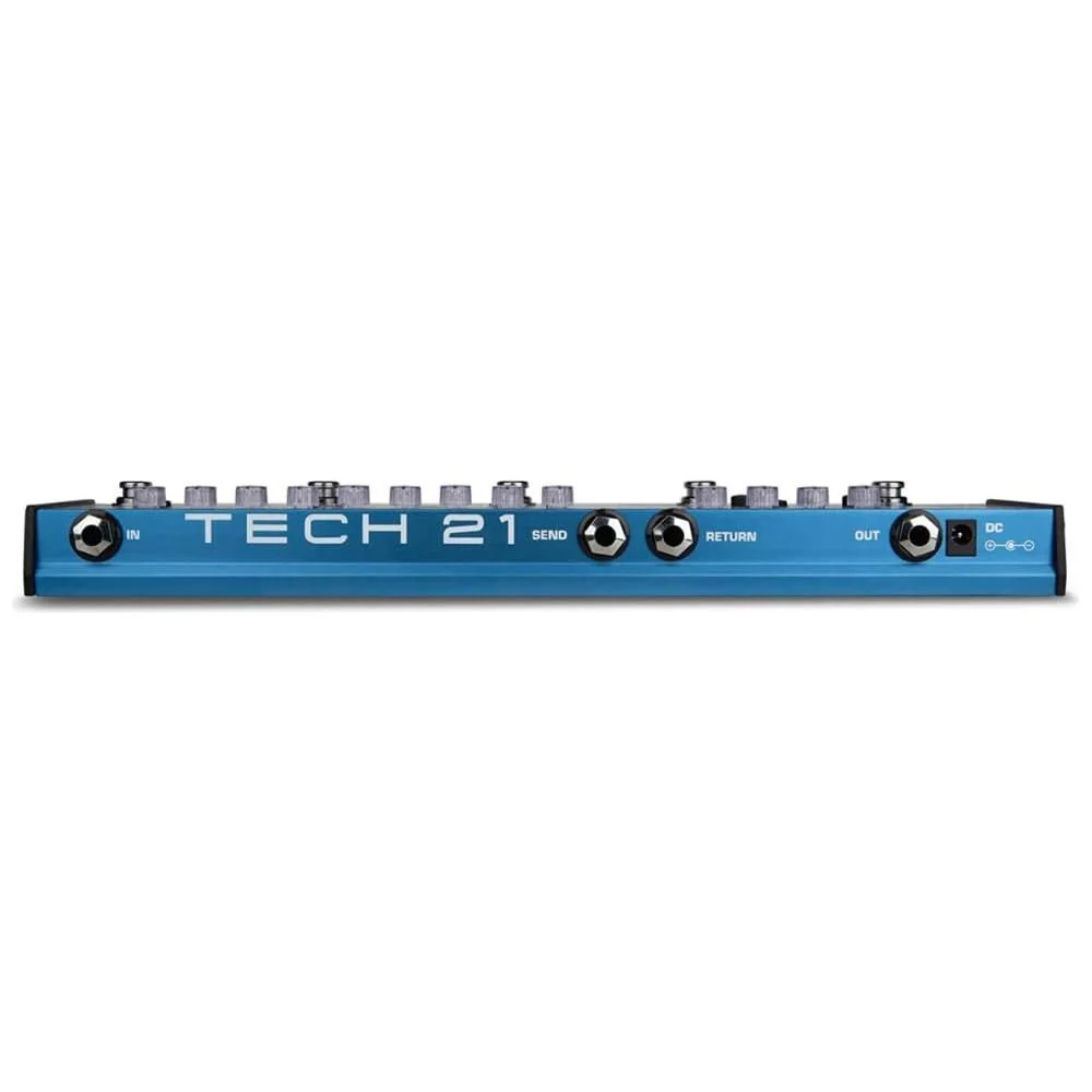 Tech 21 FR-BASS-V2 SansAmp Bass Fly Rig V2 Bundle w/ 2x Strukture S6P48 Woven Right Angle Patch Cables, 12x Fender Picks and Liquid Audio Polishing Cloth - Image 3