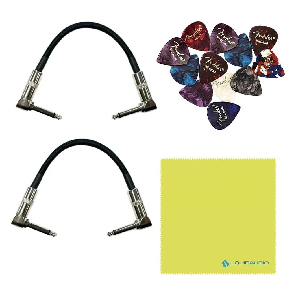 Tech 21 SansAmp VT Bass DI Pedal Bundle w/ 2x Strukture Patch Cables, 12x Guitar Picks & Liquid Audio Polishing Cloth CS-VTB-DI - Image 6