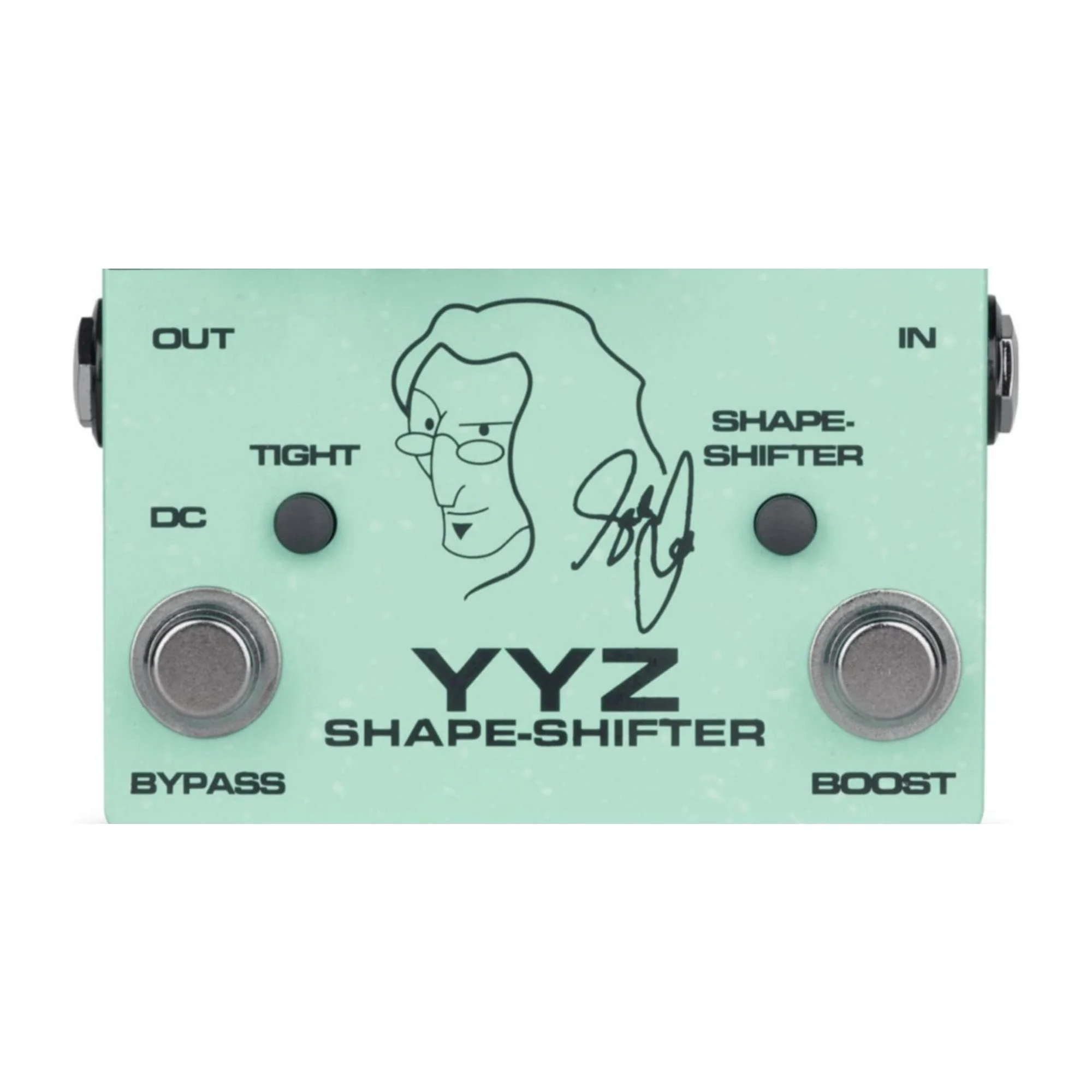 Tech 21 YYZ Geddy Lee Shape-Shifter Signature SansAmp Pedal with 12dB Boost Stomp Switch, Mix Control, and 3-Band Active EQ - Image 4