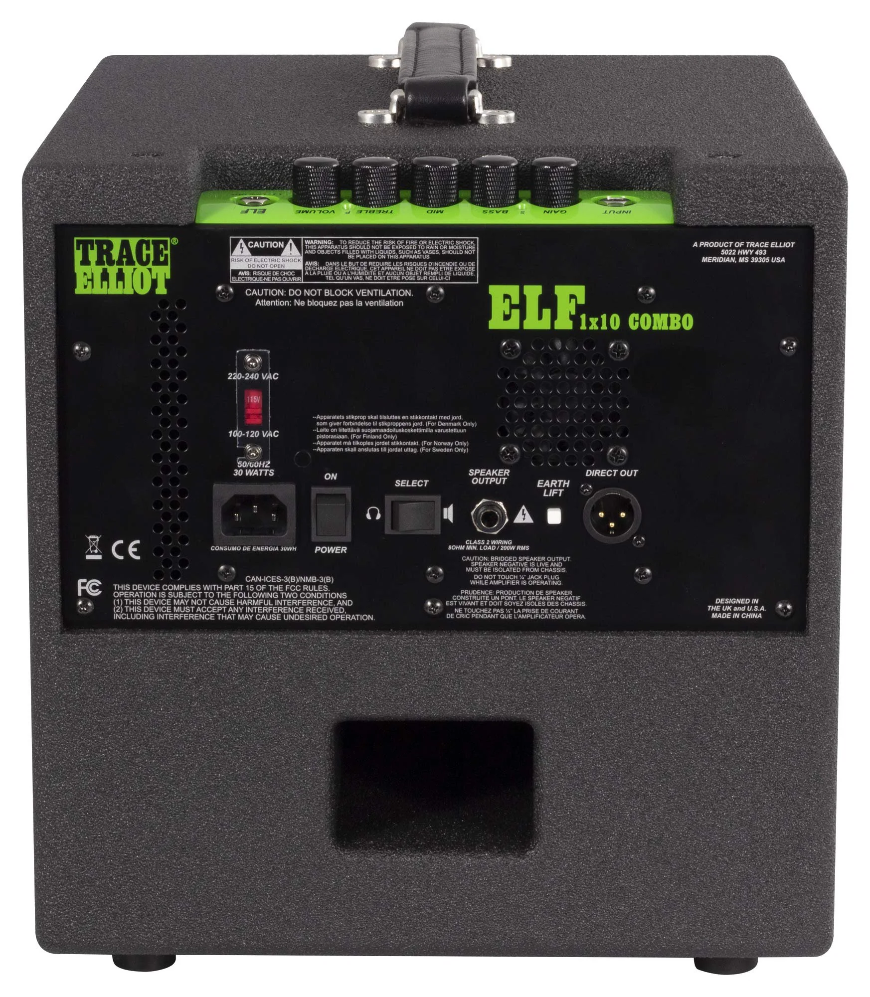 Trace Elliot® ELF™ 1x10 Combo Bass Amplifier - Image 4
