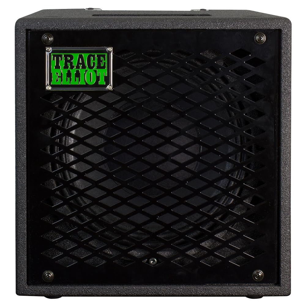 Trace Elliot 1x10 Speaker Cabinet Bundle with 10ft Pig Hog Black Woven Instrument Cable and Instrument Polishing Cloth - Image 3