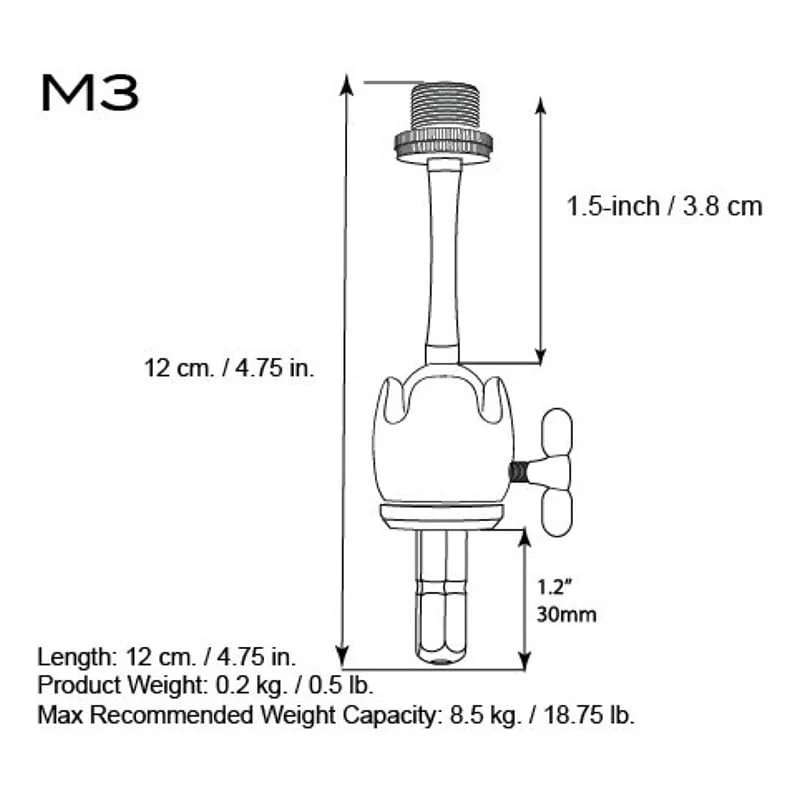 Triad-Orbit Micro 3 Long-stem Adapter - Image 3