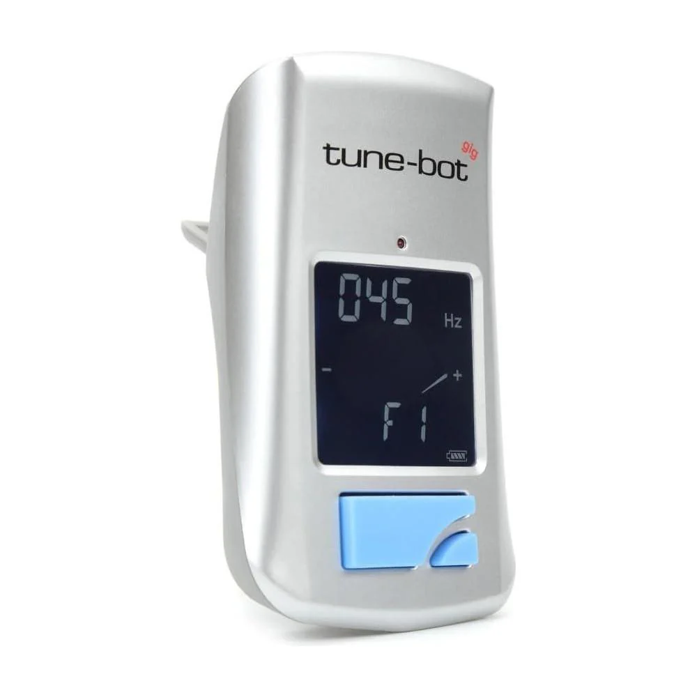 Tune-Bot TBG-001 Gig Digital Drum Tuner Bundle w/Liquid Audio Drum Dampening Pads and Liquid Audio Polishing Cloth - Image 4