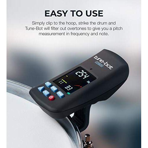 Tune-Bot Studio TBS-001 Digital Drum Tuner - Clip-On Tuner for Acoustic Drum Kits - Image 4