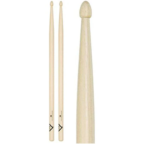 Vater Sugar VSMP5BW Maple Drumsticks Power 5B Wood Tip Drumsticks - Image 3
