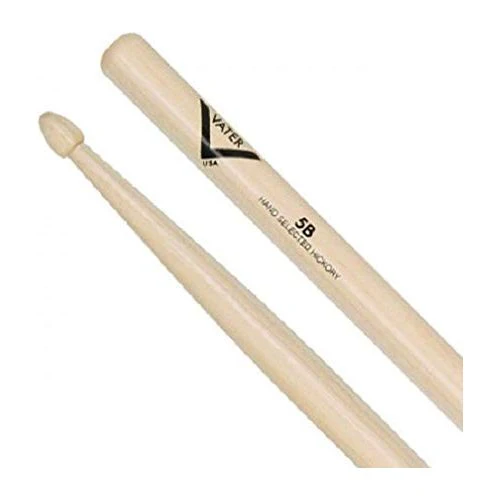 Vater Sugar VSMP5BW Maple Drumsticks Power 5B Wood Tip Drumsticks - Image 4
