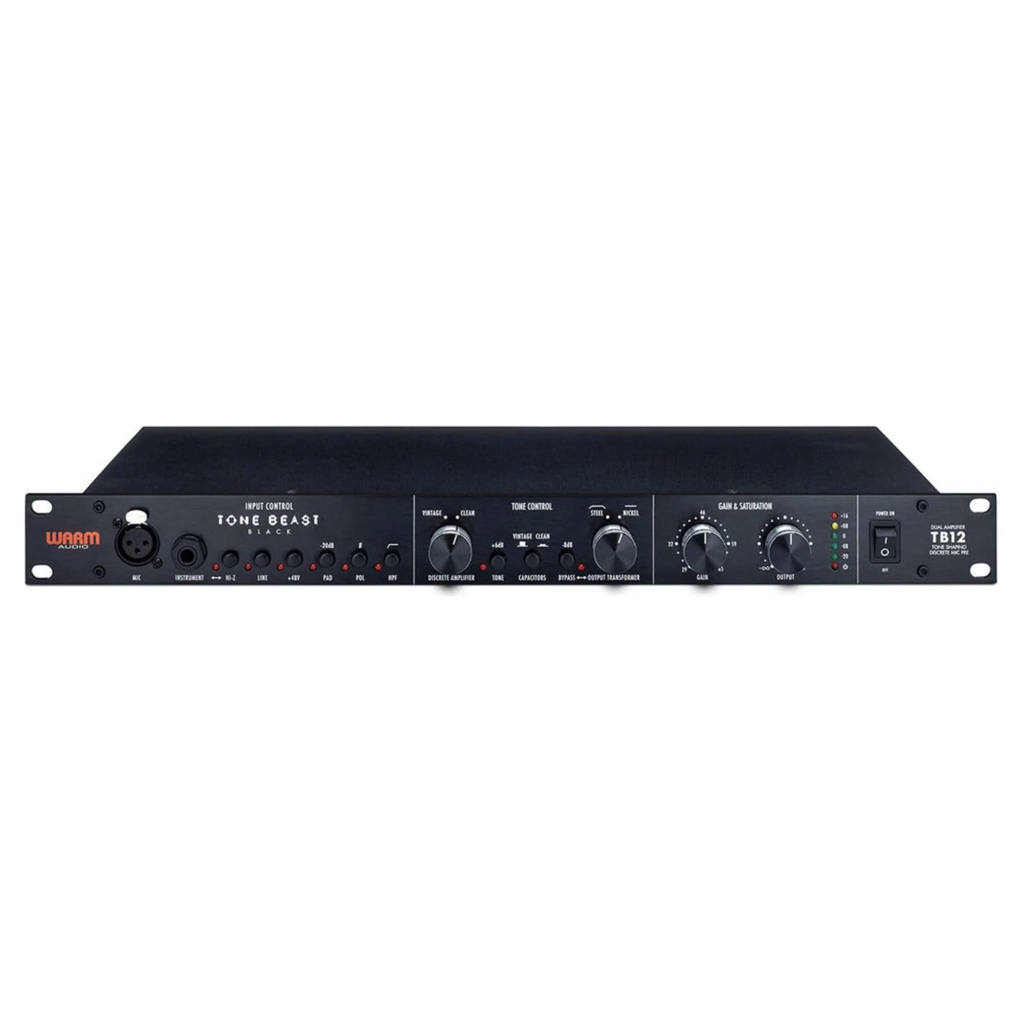 Warm Audio TB12-B Tone Beast Tone Shaping Microphone Preamp Black - Image 2