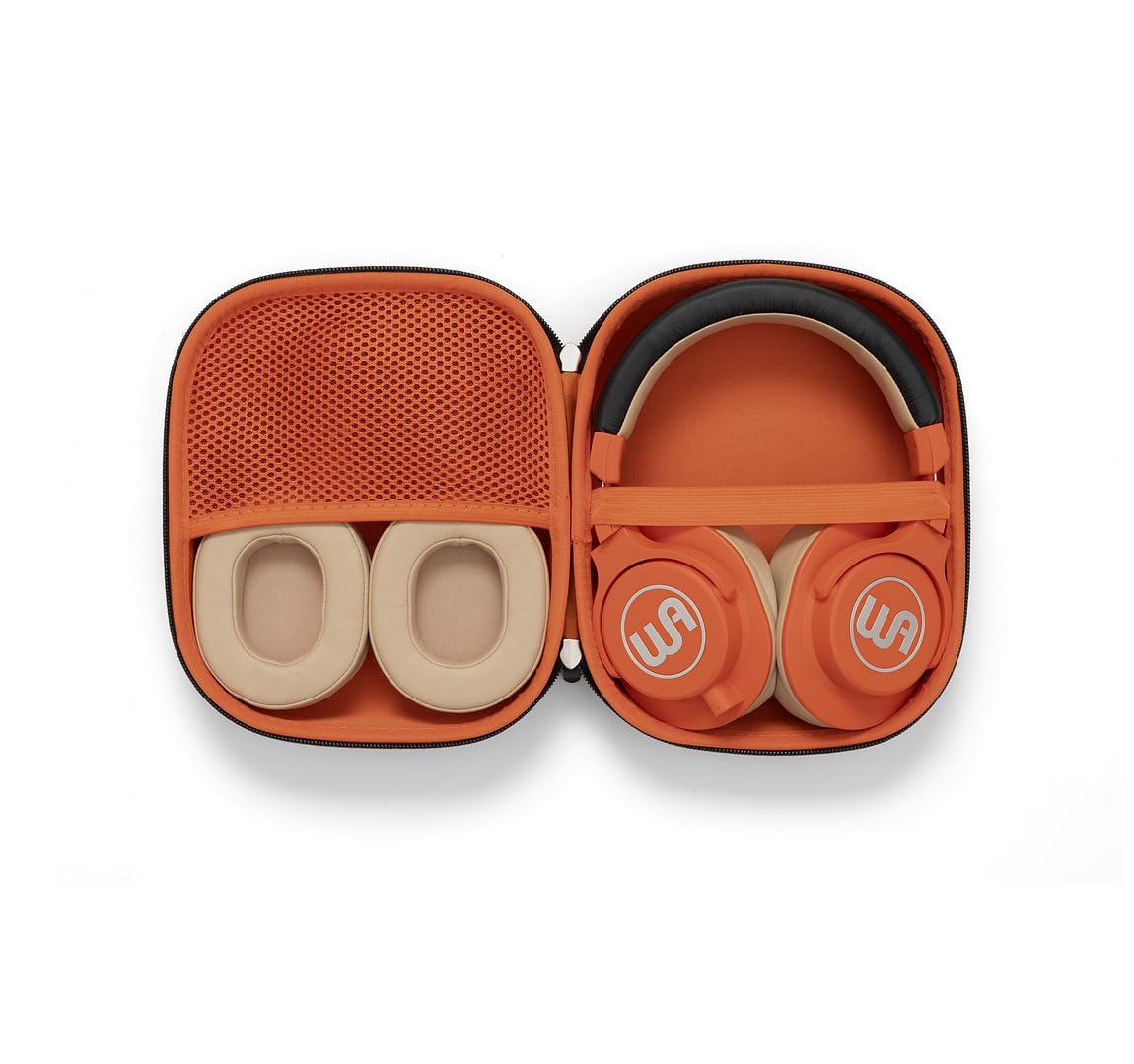 Warm Audio WA-HRT Headroom, Closed Studio Headphones (45 mm Neodymium Driver, Interchangeable Ear Pads, for Monitoring & Recording), Orange - Image 4