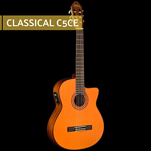 Washburn Classical C5CE Cutaway , Acoustic Electric Guitar - Image 7