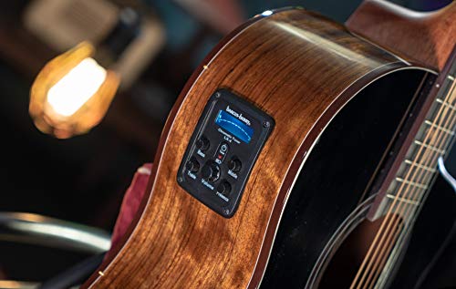 Washburn Bella Tono 6 String Acoustic-Electric Guitar, Right, Gloss Charcoal Burst - Image 7