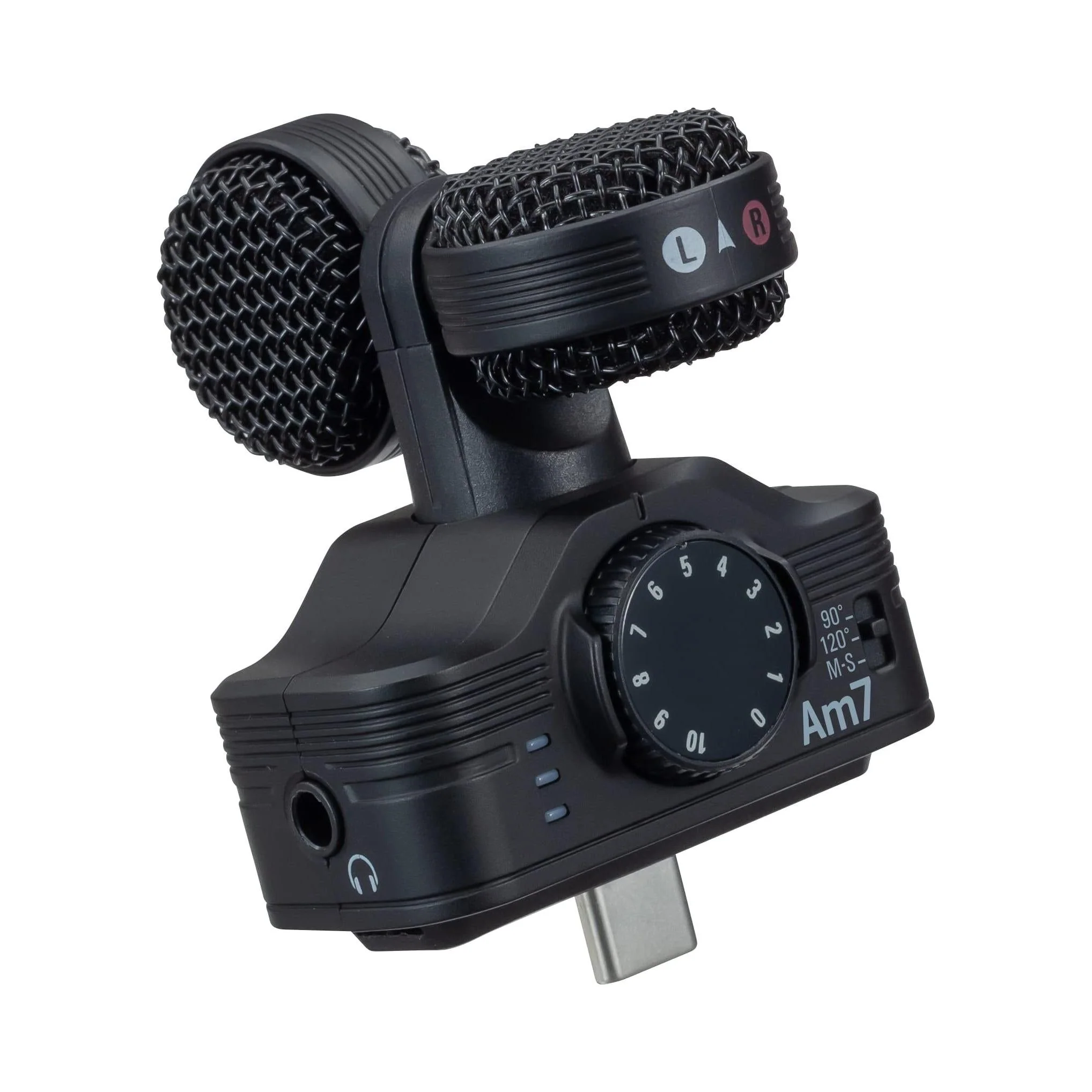 Zoom Am7 Stereo Microphone for Android, Mid-Side Stereo, Rotatable Capsule for Alignment with Camera, for Recording Audio for Music, Videos, Interviews, and More - Image 5