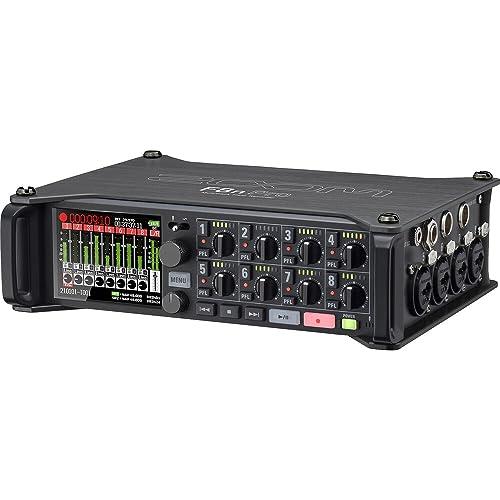 Zoom F8n Pro Professional Field Recorder/Mixer, Audio for Video, 32-bit/192 kHz Recording, 10 Channel Recorder, 8 XLR/TRS Inputs, Timecode, Ambisonics Mode, Battery Powered, Dual SD Card Slots - Image 3
