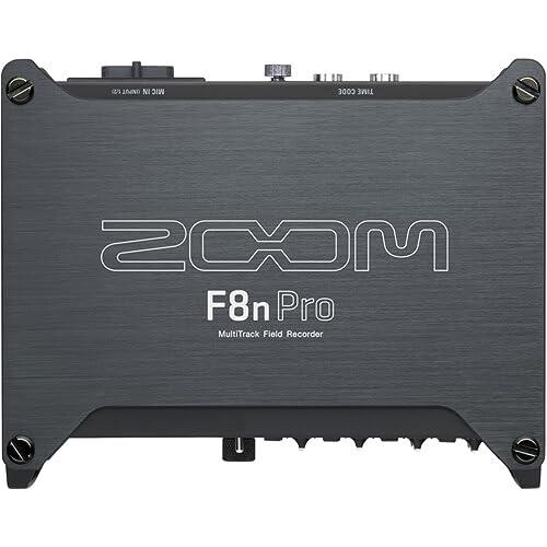 Zoom F8n Pro Professional Field Recorder/Mixer, Audio for Video, 32-bit/192 kHz Recording, 10 Channel Recorder, 8 XLR/TRS Inputs, Timecode, Ambisonics Mode, Battery Powered, Dual SD Card Slots - Image 6