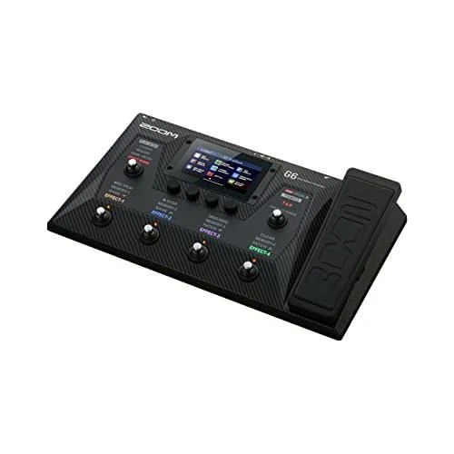 Zoom G6 Guitar Multi-Effects Processor with Expression Pedal, Touchscreen Interface, 100+ Built in Effects, Amp Modeling, IR’s, Looper, & Audio Interface for Direct Recording to Computer - Image 2