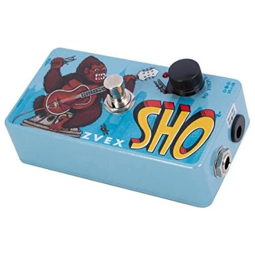 ZVEX Effects Super Hard On Vexter VSHO Booster Guitar Effects Pedal Bundle w/ 2X Dual Right Angle 6" Patch Cables & Liquid Audio Polishing Cloth - Image 2