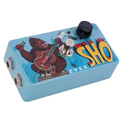 ZVEX Effects Super Hard On Vexter VSHO Booster Guitar Effects Pedal Bundle w/ 2X Dual Right Angle 6" Patch Cables & Liquid Audio Polishing Cloth - Image 3